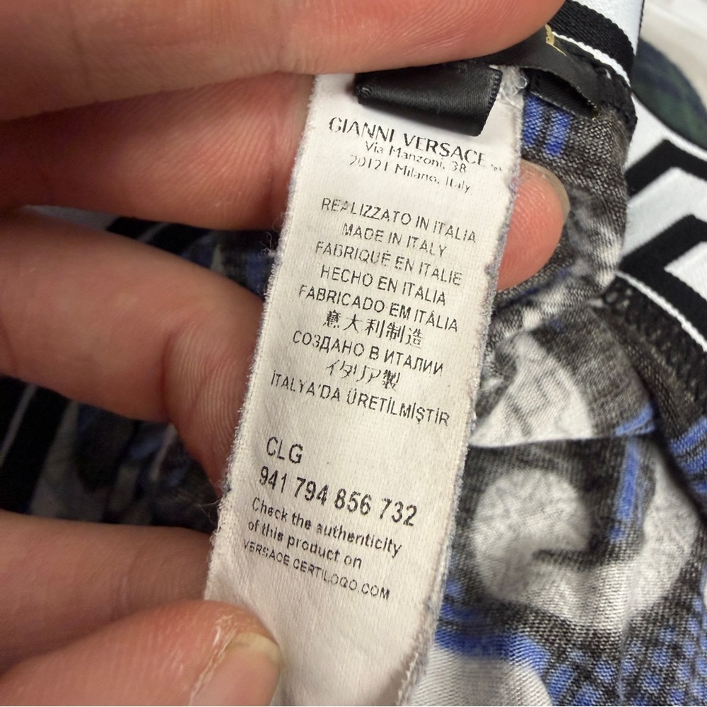 Versace Printed Pattern Logo Underwear Briefs - image 6